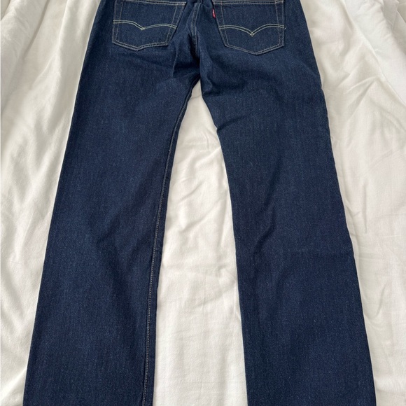 Levi's Men's Premium 501 Original Indigo Jeans - Picture 5 of 6